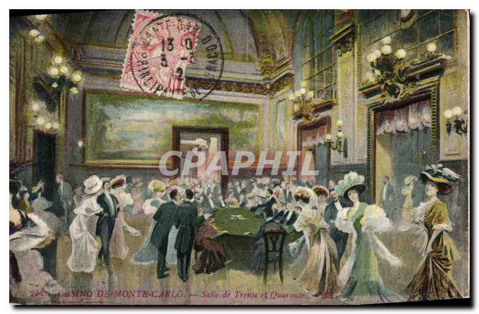 CPA Casino Monte Carlo Salle de Trente et Quarante