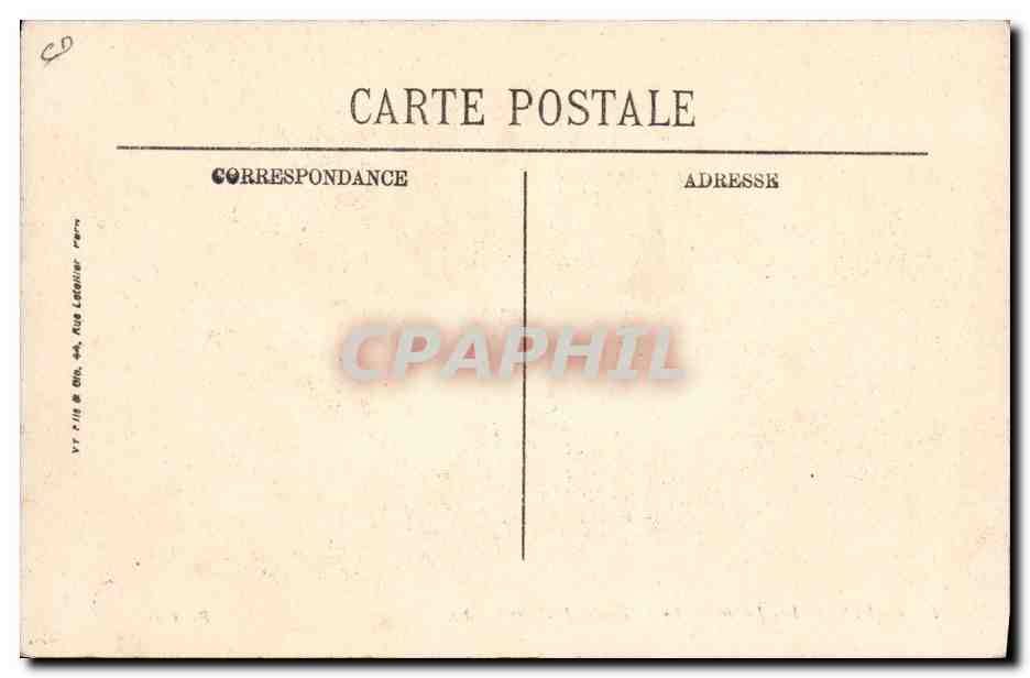 CPA Cette Les joutes Le defile des jouteurs Tramway TOP — Rückseite