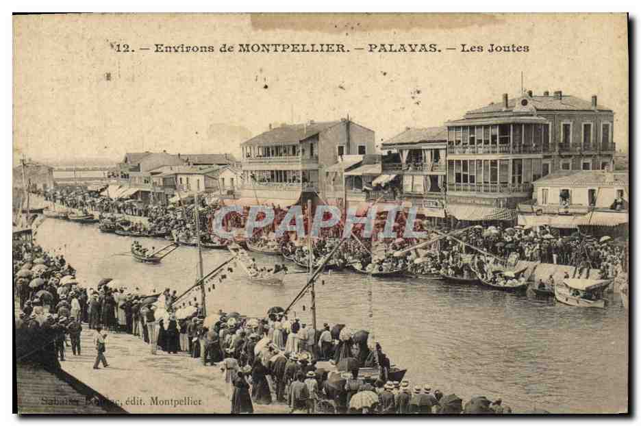 CPA Environs de Montpellier Palavas Les joutes