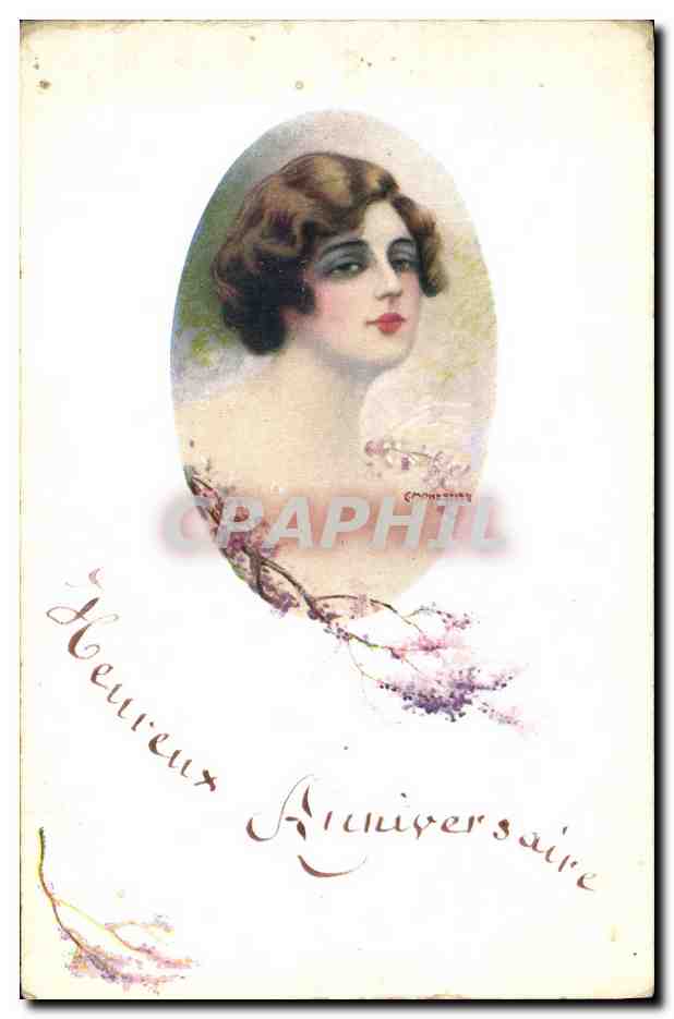 CPA Fantaisie Illustrateur Femme