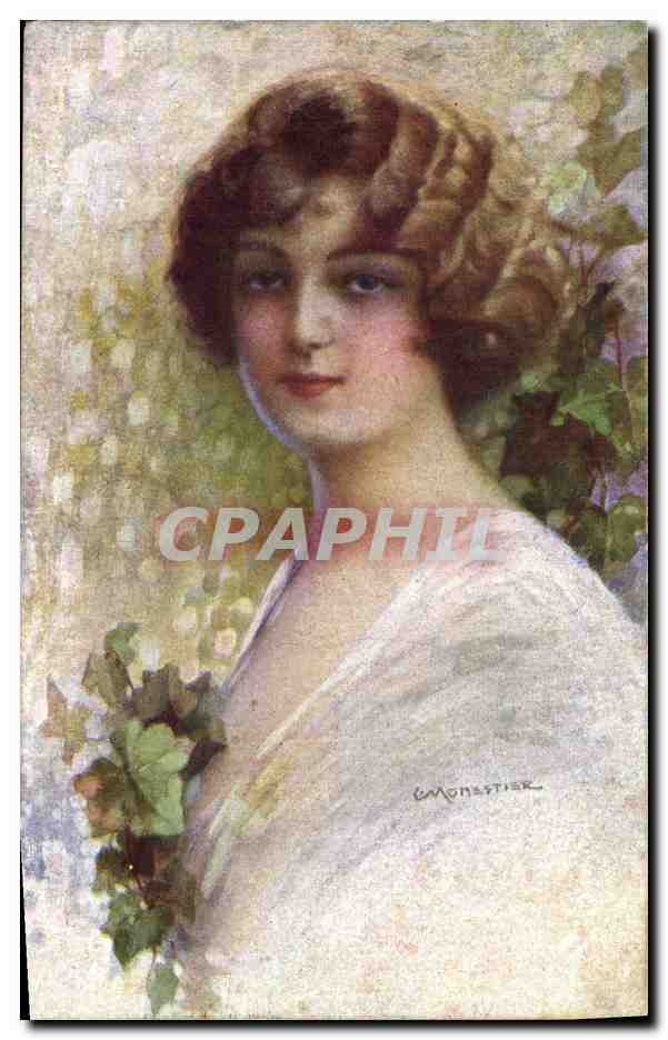 CPA Fantaisie Illustrateur Femme