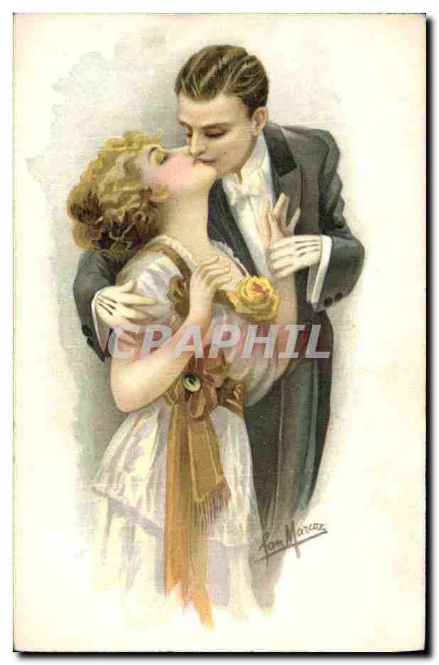 CPA Fantaisie Illustrateur Marzo Femme 