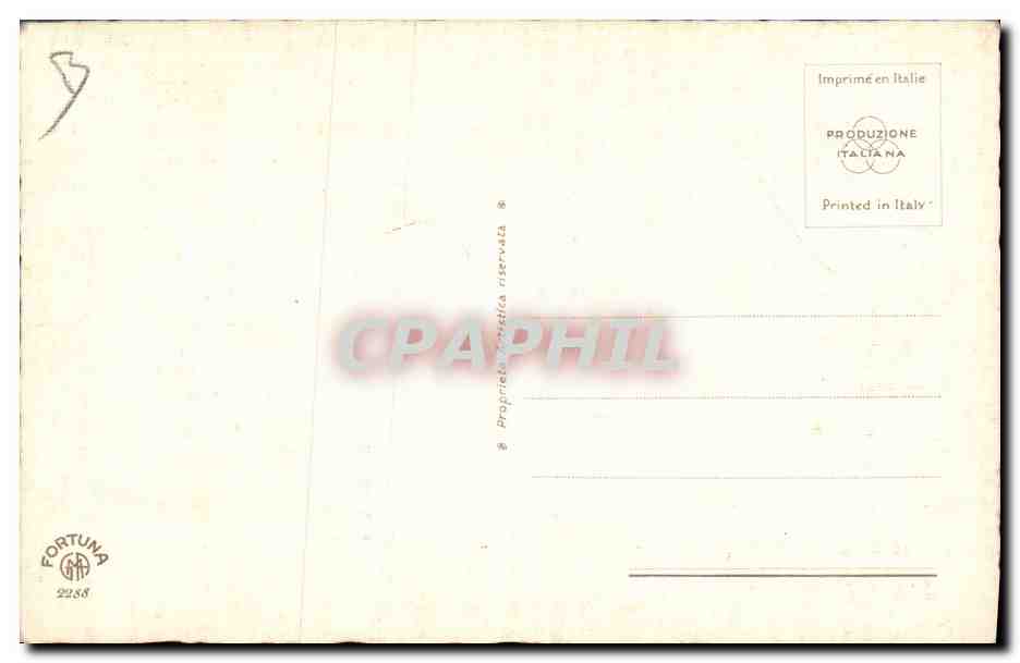 CPA Fantaisie Illustrateur Meschini Femme en barque — Verso