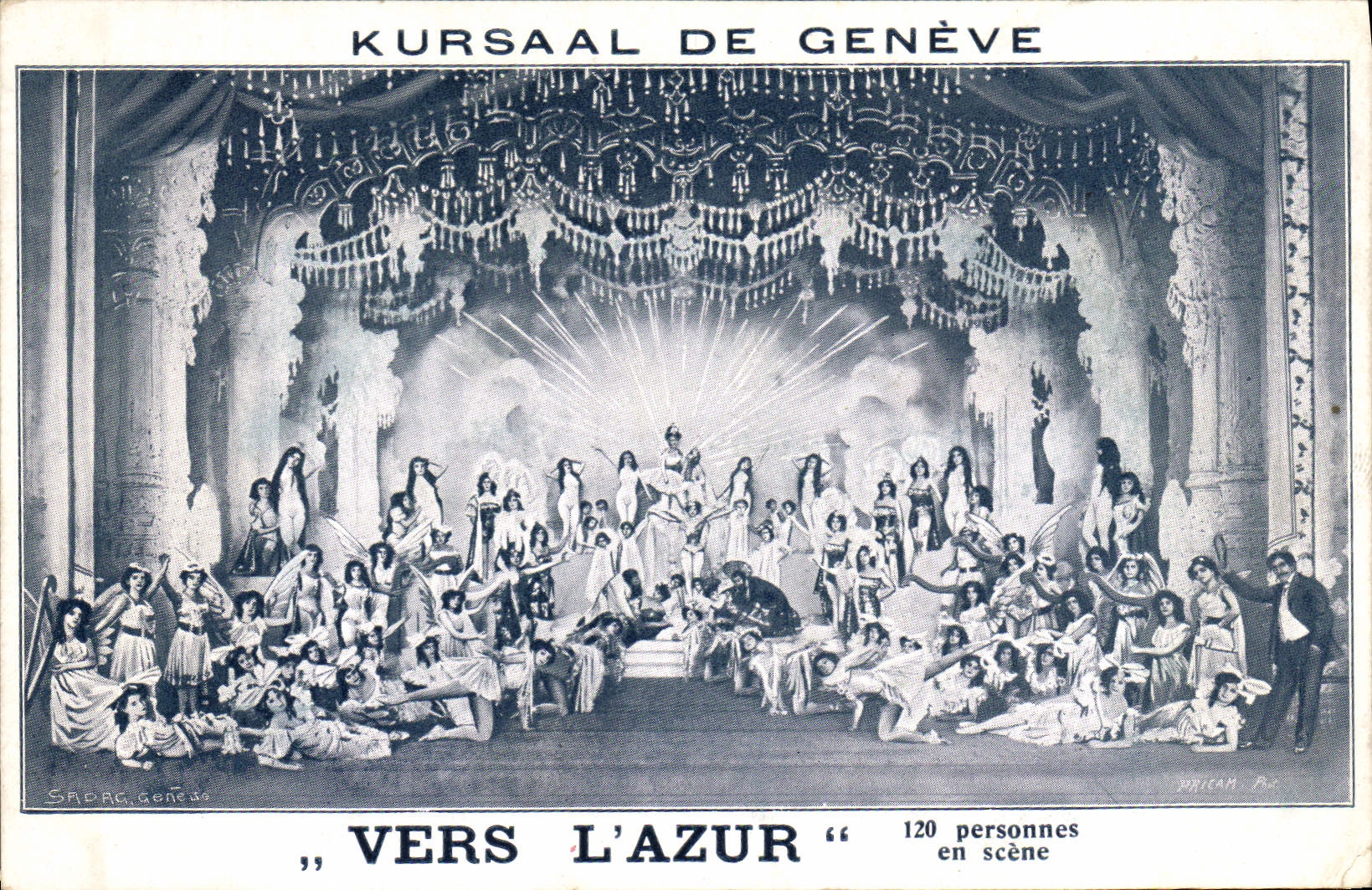 Kursaal de Genève — Spectacle "Vers l'Azur" — SADAG, Genève