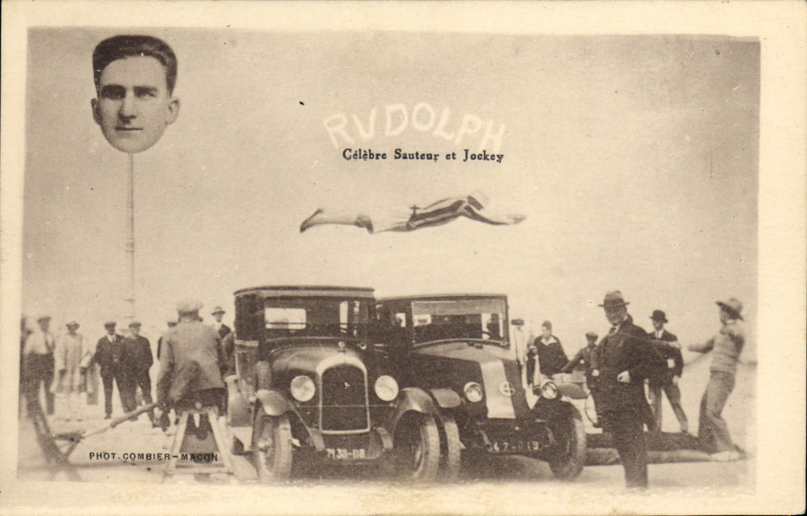 Rudolph — Célèbre Sauteur et Jockey — Phot. Combier-Macon