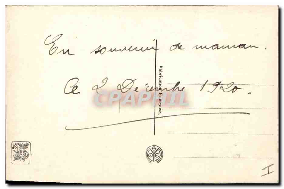 CPA Salon Hortense Richard Mignon  — Rückseite