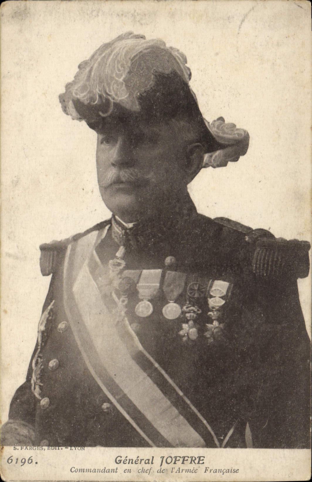CPA Militaria General Joffre Commandant en chef de l'armee francaise 