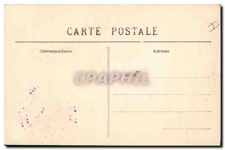 CPA Militaria IVeme armee Joffre  — Rückseite