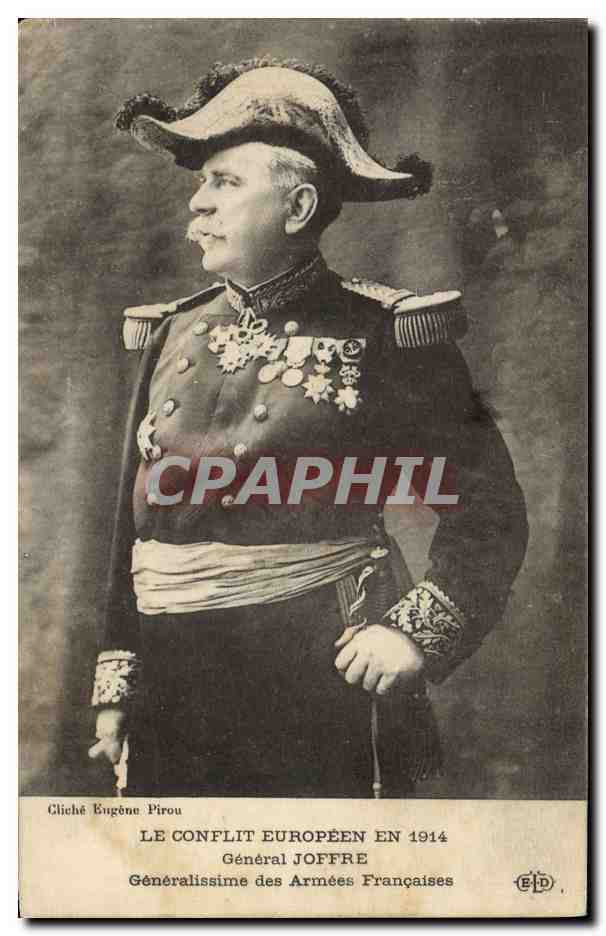 CPA Militaria General Joffre 