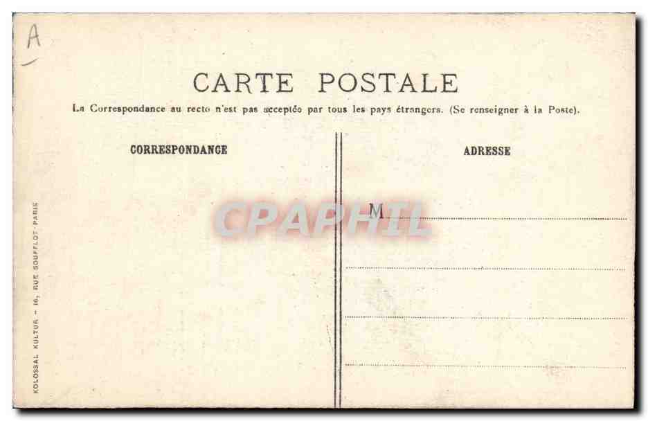 CPA Militaria Generals de Castelnau Joffre Pau  — Verso