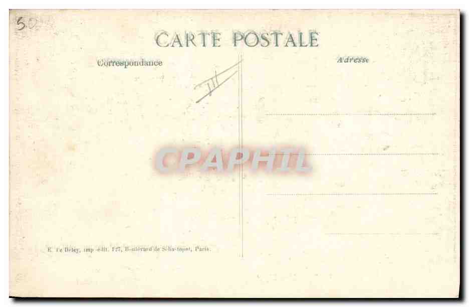 CPA Militaria Le General Joffre donant ses instructions  — Verso