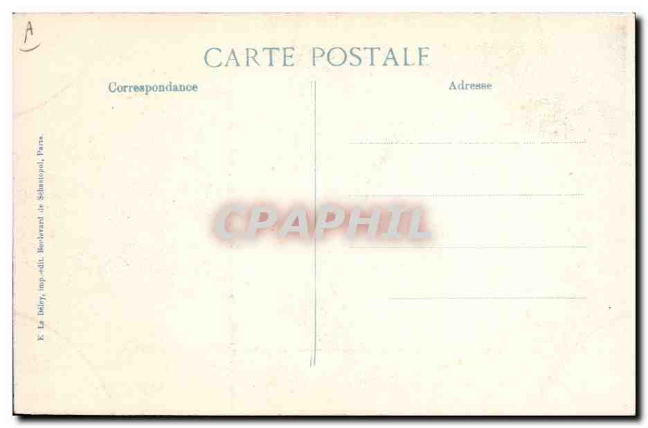 CPA Militaria Nos chefs General de Castelnau Joffre Pau  — Verso