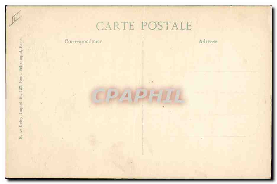 CPA Militaria General Joffre  — Verso