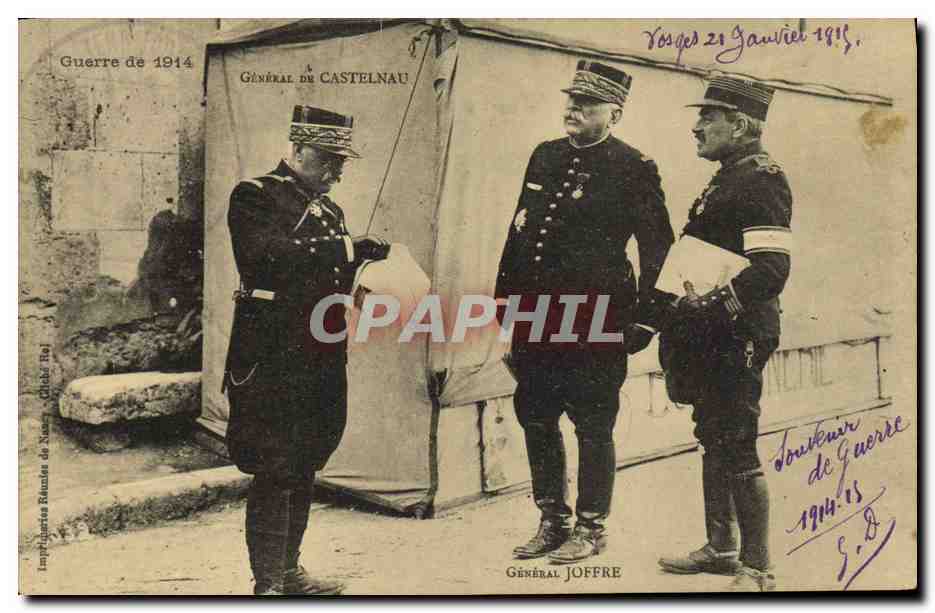 CPA Militaria Castelnau Joffre 