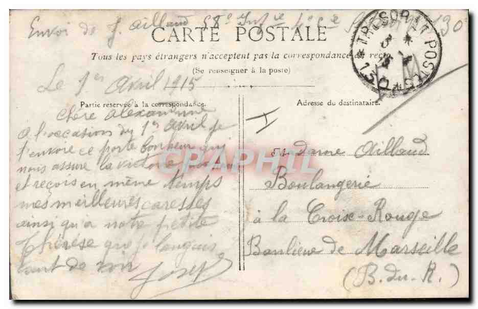 CPA Militaria Joffre la Victoire  — Rückseite