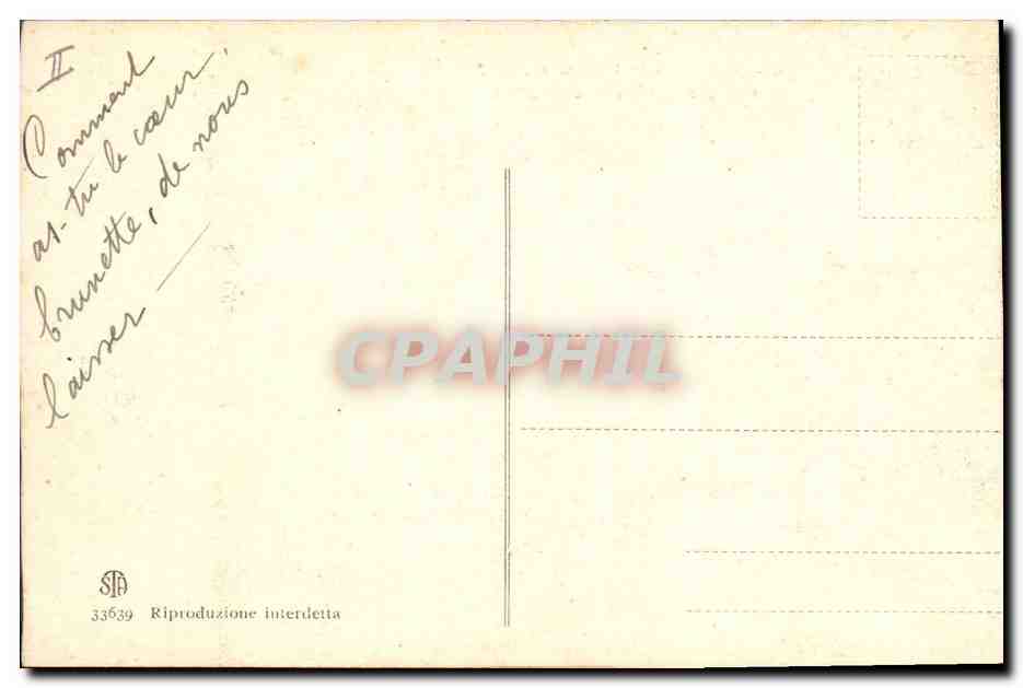 CPA Militaria Italie Accordeon  — Rückseite