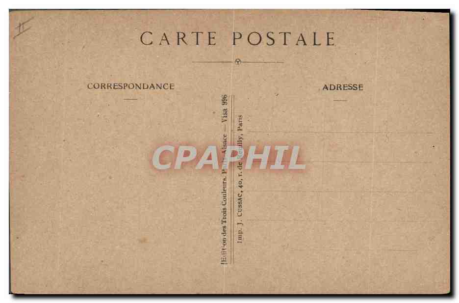 CPA Militaria Lorraine  — Rückseite