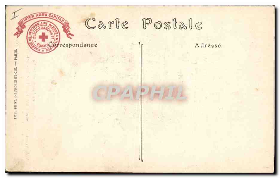 CPA Militaria Georges Scott Correspondance militaire  — Back