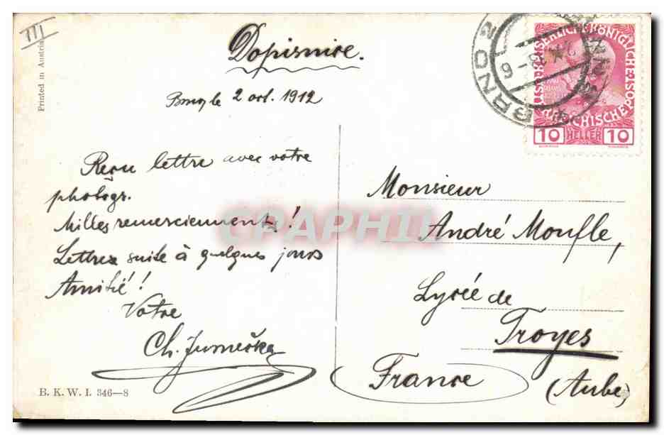 CPA Militaria Soldats  — Rückseite