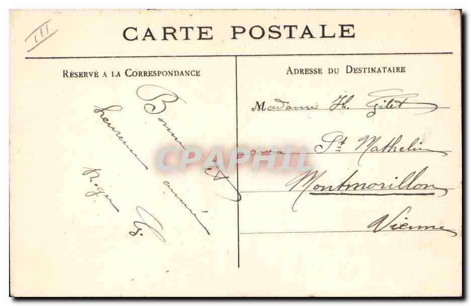 CPA Militaria Avec une moustache comme la mienne Guillaume Napoleon 1er  — Rückseite