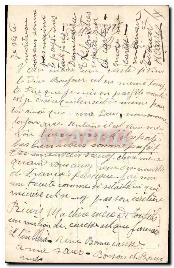 CPA Militaria Dames L'eleve victorieux  — Rückseite
