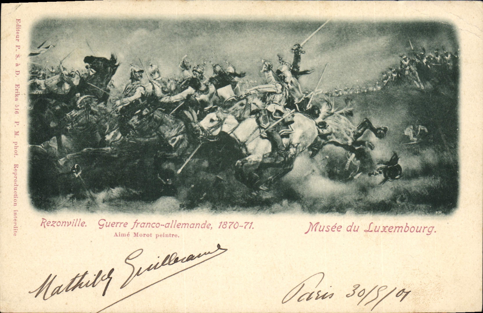CPA Rezonville Guerre franco allemande 1870 1871 Musee du Luxembourg 