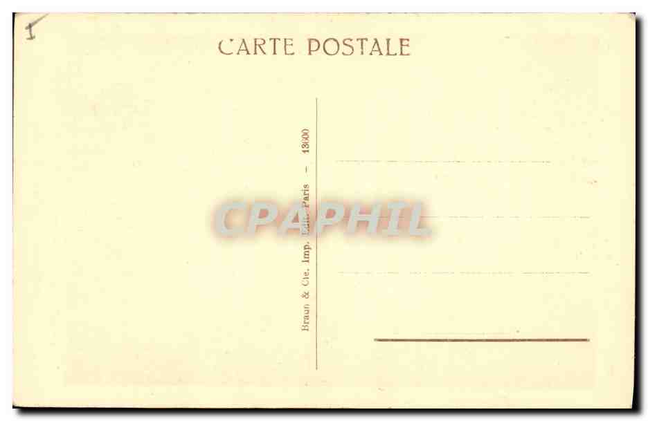CPA Musee de Versailles Vigee le Brun Marie Antoinette Reine de France  — Verso