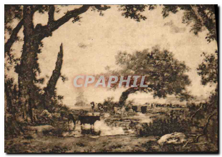 CPA Rousseau Sortie de foret a Fontainebleau 
