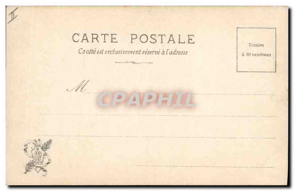 CPA Salon 1901 Un jour de degel a Lisieux  — Back