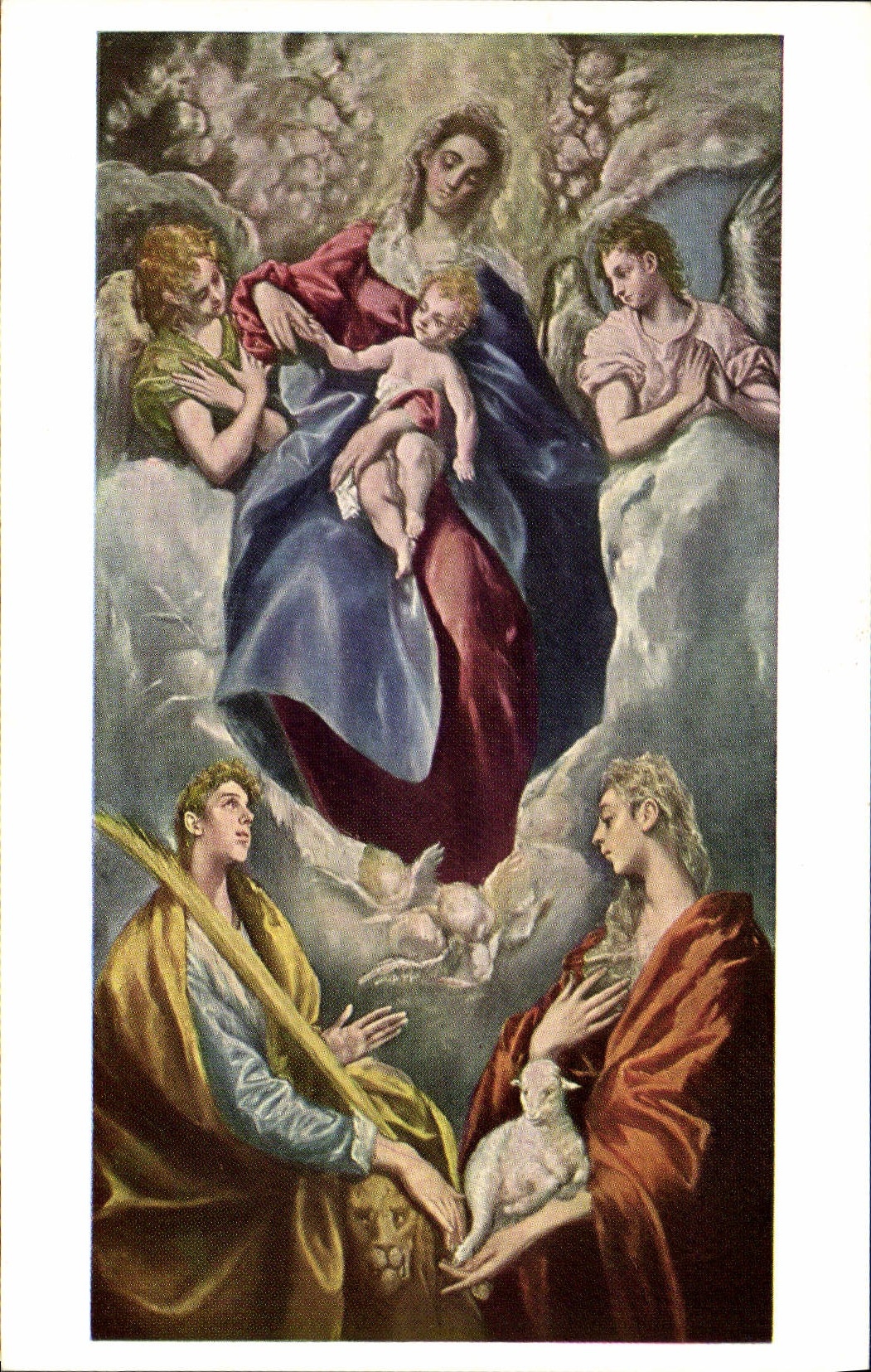 CPA National Gallery Washington Saint Ines Saint Tecla 