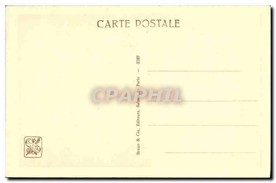CPA En penitence  — Verso