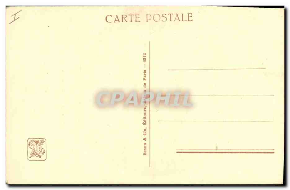 CPA Chabas Pecheuses de lune  — Rückseite