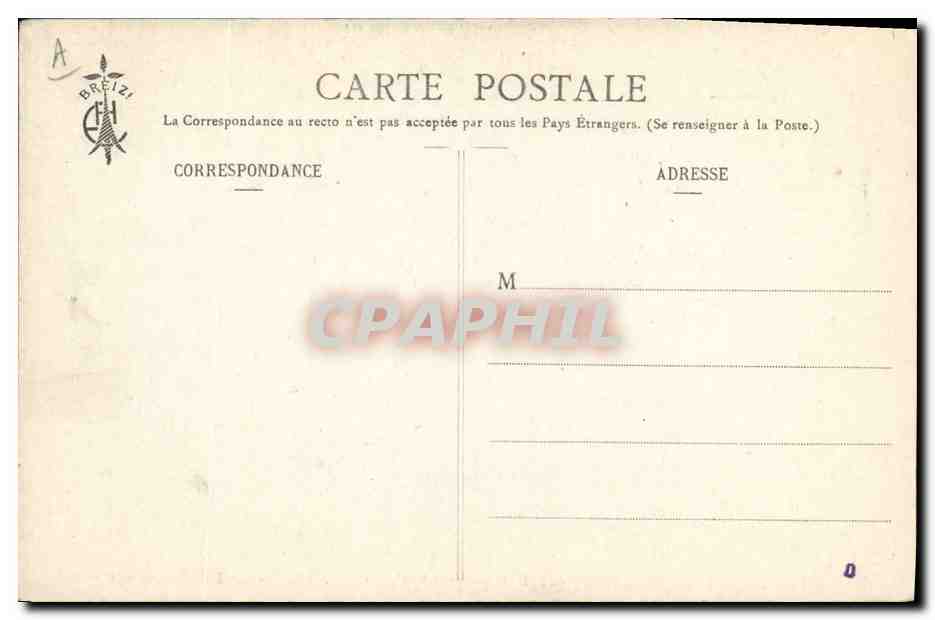 CPA Folklore Les chansons de Botrel illustrees Le fil casse Marin  — Verso