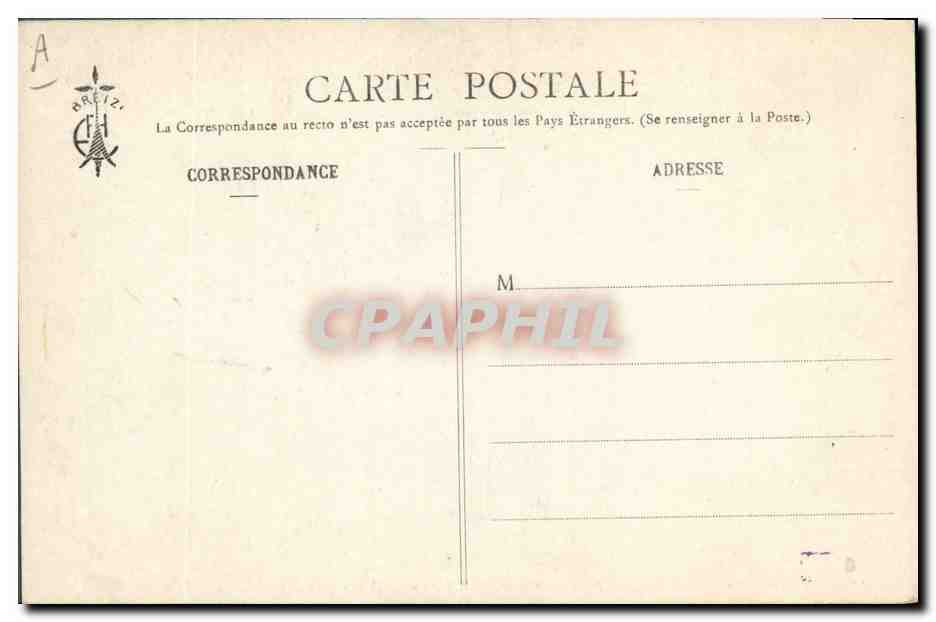 CPA Folklore Les chansons de Botrel illustrees Le fil casse Marin  — Verso