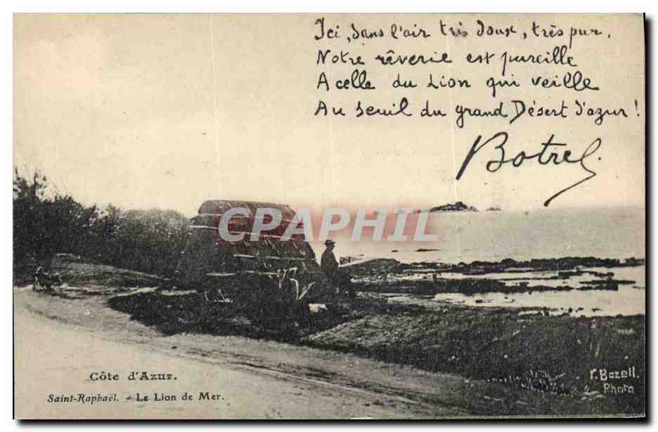 CPA Botrel Saint Raphael Le lion de mer 