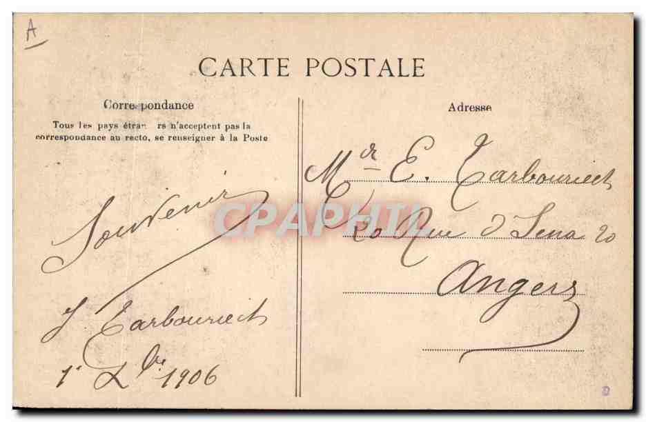 CPA Folklore Botrel  — Verso