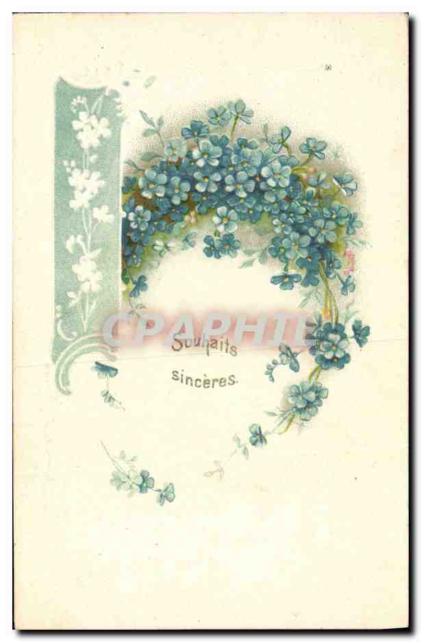 CPA Fantaisie Fleurs 