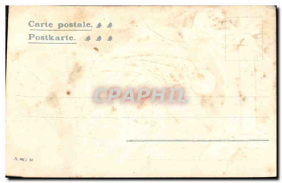 CPA Fantaisie Nouvel An Ange  — Rückseite
