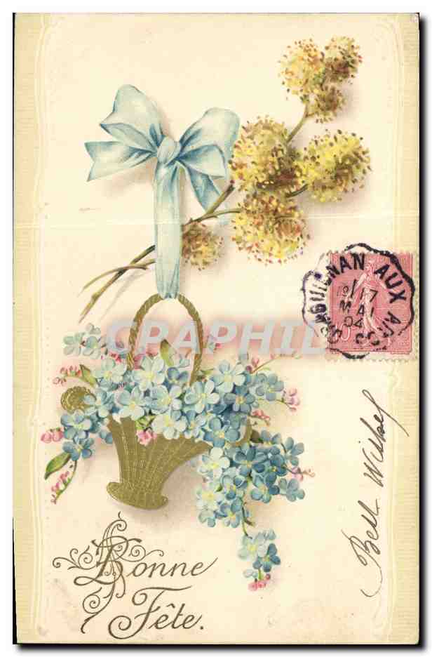 CPA Fantaisie Fleurs 