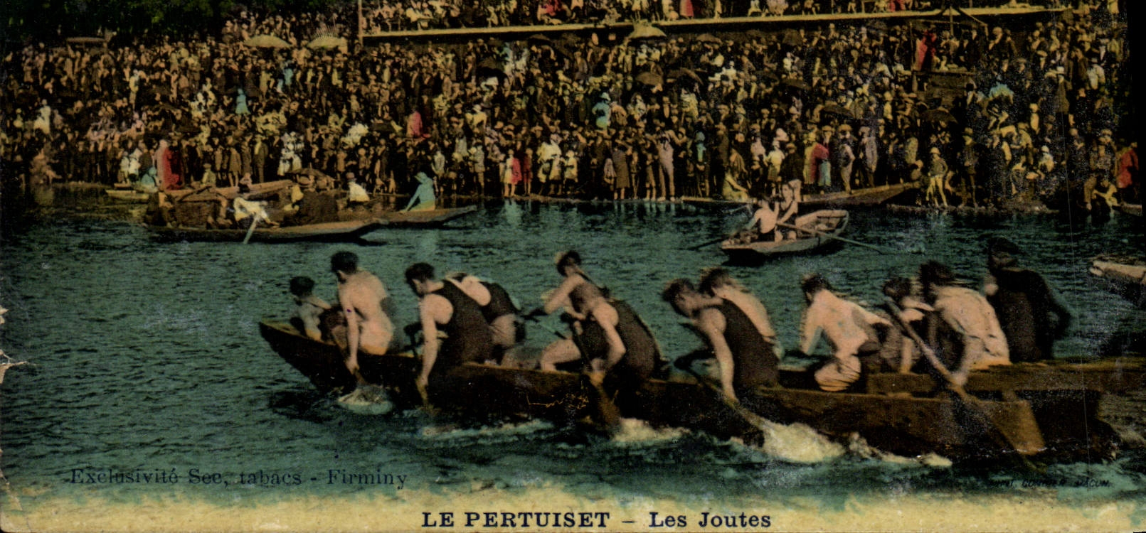 CPA Le Pertuiset Les joutes 