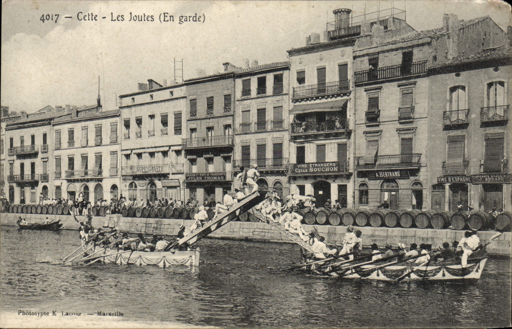 CPA Cette Joutes En garde 