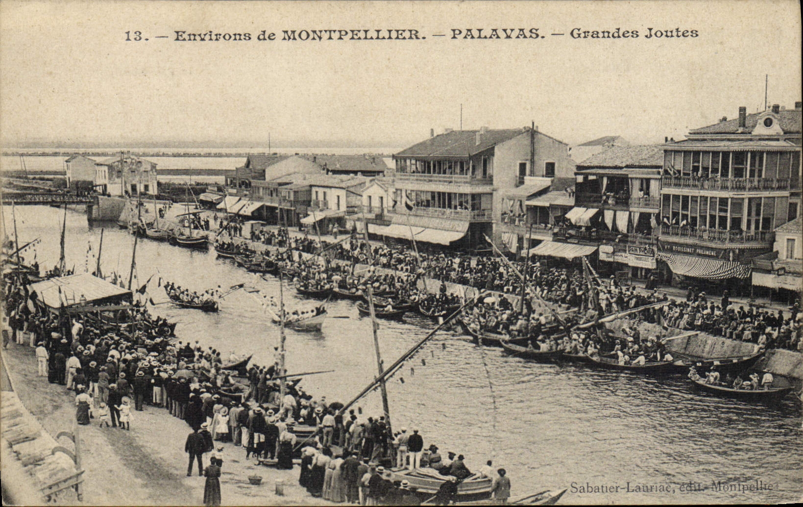 CPA Environs de Montpellier Palavas Grandes joutes 