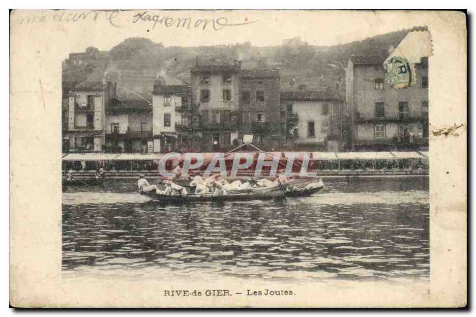 CPA Rive de Gier les joutes 