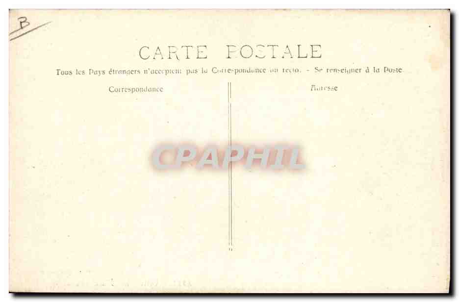 CPA Cette Les joutes Pendant  — Rückseite
