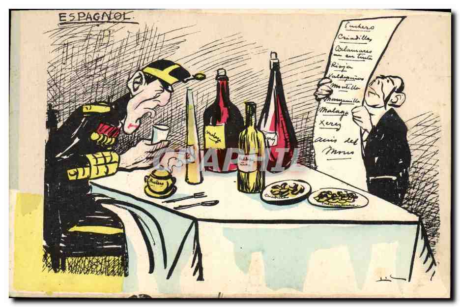 CPA Fantaisie Illustrateur Espagnol Espana Espagne 