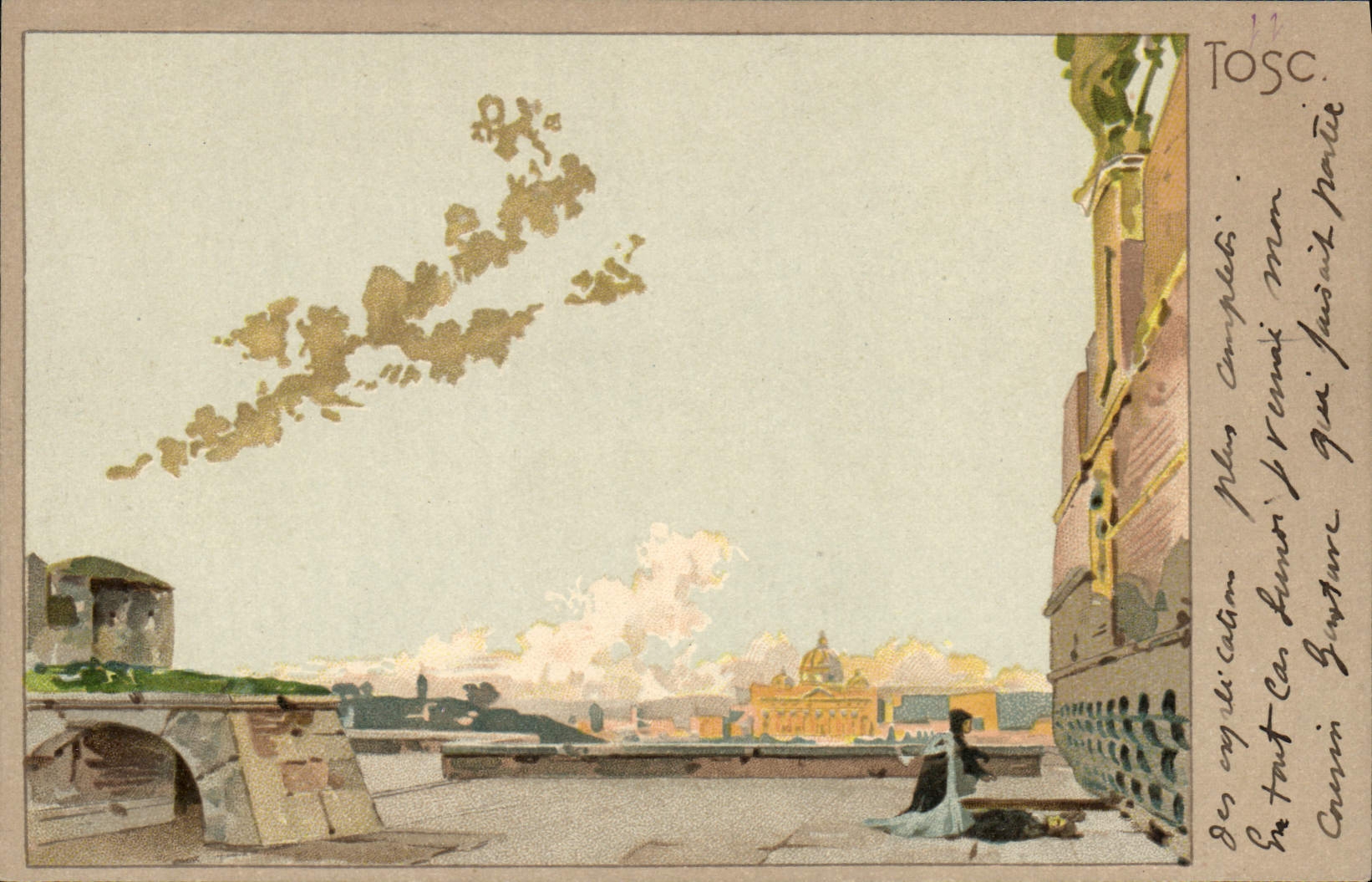 CPA Fantaisie Illustrateur Tosca