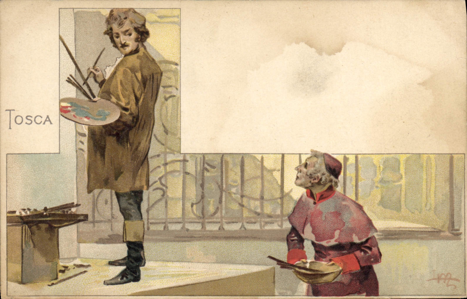 CPA Fantaisie Illustrateur Tosca