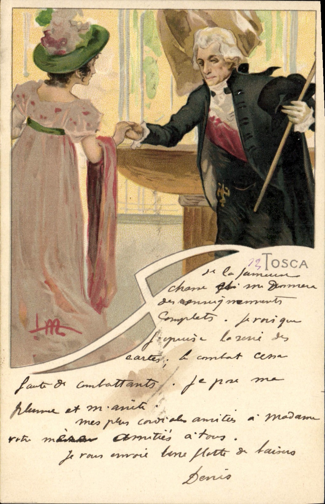 CPA Fantaisie Illustrateur Tosca