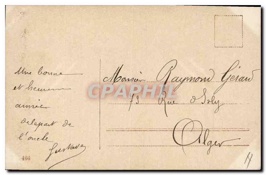 CPA Enfants Cor Bonne annee  — Verso
