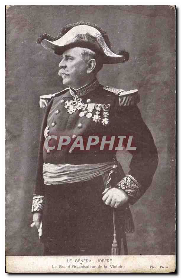 Le Général Joffre — Le Grand Organisateur de la Victoire — Phot. Pireu